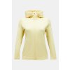 MIKINA PEAK PERFORMANCE W RIDER TECH ZIP HOOD MELLOW YELLOW
