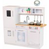 ECOTOYS Drevená detská kuchynka led svetlo + hrnce