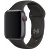 eses Základný silikónový remienok pre Apple Watch 38 mm/40 mm/41 mm/42 mm - veľkosť M/L Farba: čierna