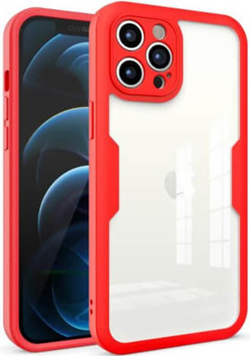 SES Ochranný 360° celotelový Apple iPhone 8 Plus - červené
