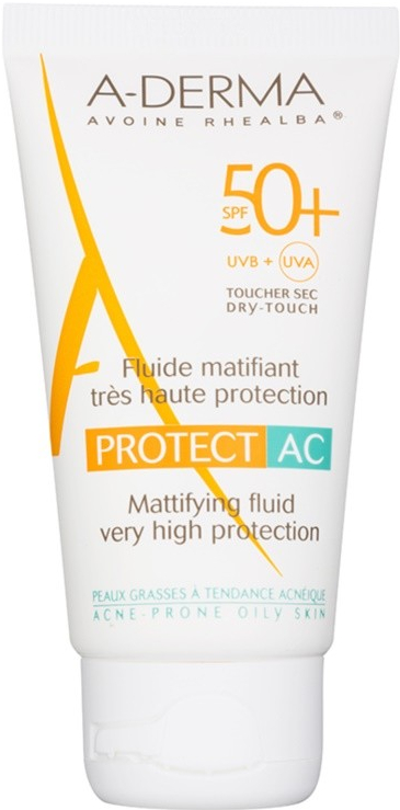 A-Derma Protect AC zmatňujúci fluid SPF50+ 40 ml