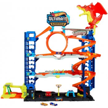 Mattel Hot Wheels City garáž s drakom