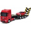 Rastar RC kamión Mercedes-Benz Actros s autom AMG GT RTR červená 1:24