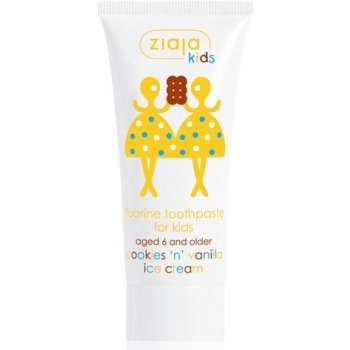 Ziaja Kids Cookies and Vanilla Ice Cream detská zubná pasta 50 ml