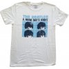 The Beatles tričko Hard Days Night Pastel Biela XL