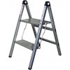 Basicline Schodíky Slim, 0,73 m, 2 nášľapy, 150 kg, TOL-06