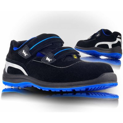 VM Footwear PARMA S1P ESD sandál Čierna-Modrá