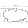 Sada brzdových platničiek kotúčovej brzdy BREMBO P 65 035