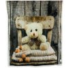 Mondo Italia Deka BADDY II. Medvedík na stoličke 130x160 cm 130x160 cm