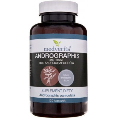 Medverita Andrographis extrakt 98% Andrographolide 120 kapsúl