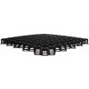Čierna plastová zatrávňovacia dlažba MULTIGRAVEL - dĺžka 60 cm, šírka 60 cm, výška 4 cm