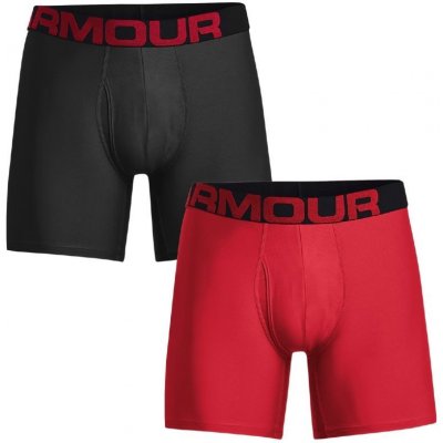 Under Armour Charged Tech 6in 2 Pack - black/red