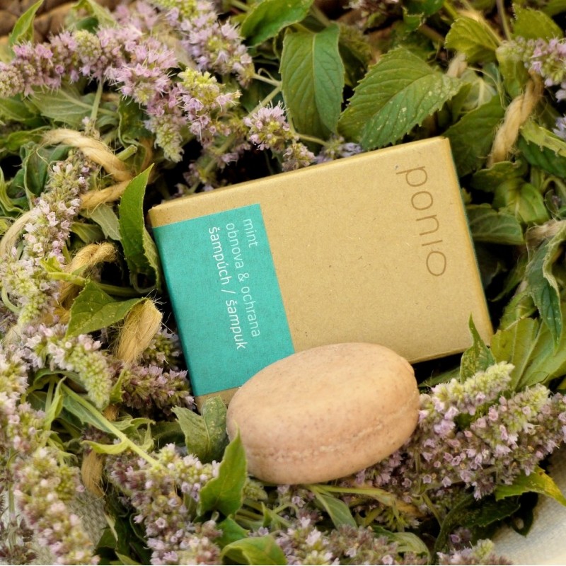 Ponio Mint obnova & ochrana šampúch 30 g