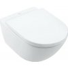 | Villeroy & Boch 4670TSR1 - Závesné WC so sedátkom SoftClose SUBWAY keramika/biela | 4670TSR1