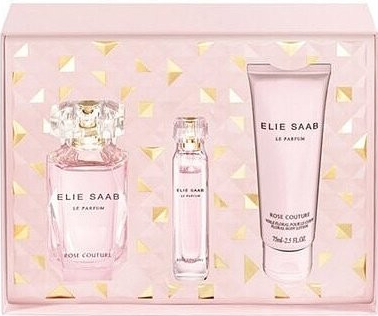 Elie Saab Le Parfum Rose Couture EDT 90 ml + EDT 10 ml + telové mlieko 75 ml darčeková sada