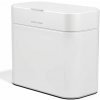 Odpadkový kôš Simplehuman na kompostovateľný odpad z kuchyne - 4l, biela oceľ