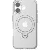 Torras Ostand Spin Case for iPhone 16 Plus (Transparent)