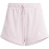 Dievčenské kraťasy adidas, ESSENTIALS 3-STRIPES ružová,biela 152