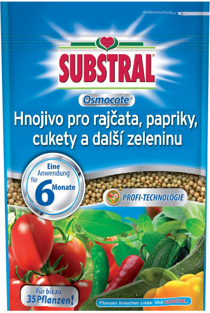 SUBSTRAL Osmocote Hnojivo paradajky a papriky 750 g