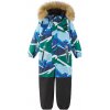 Detská zimná kombinéza Reima Kipina modrá/zelená 140
