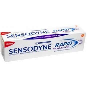 Sensodyne Rapid Whitening zubná pasta s fluoridom 75 ml