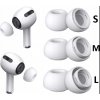 Nástavce do slúchadiel e-inventory biele 6 ks pre Apple AirPods Pro S/M/L
