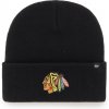 '47 Brand Chicago Blackhawks pletená zimná čiapka čierna