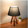 Asir | Stolná lampa AYD 1xE27/40W/230V hnedá/antracit | AS2862