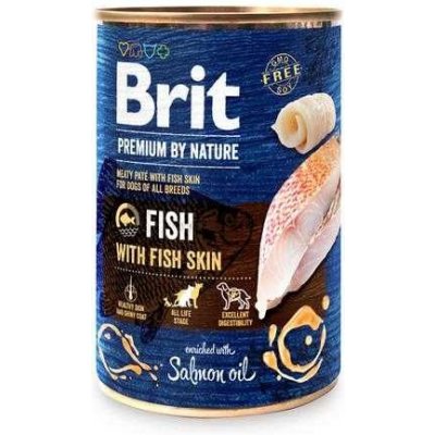 Brit Konzerva Premium By Nature Fish With Fish Skin 400g