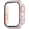 AppleKing púzdro v štýle Watch Ultra s tvrdeným sklom pre Apple Watch 45mm - ružové - možnosť vrátiť tovar ZADARMO do 30tich dní