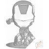 Vymalujsisam.sk Bodkovanie - Iron man 2 Farba: Zelená, Veľkosť: 30x40cm, Rám: Na plastovej doske