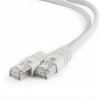 Gembird PP6A-LSZHCU-1M patch, S/FTP, Cat. 6A, LSZH, 1m, šedý