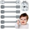 Ricokids Bezpečnostní zařízení pro otevírání skříněk 798201 6 ks šedá