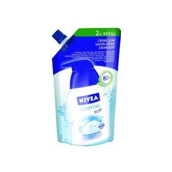 Nivea Creme Soft tekuté mydlo náhradná náplň 500 ml