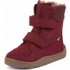 Froddo Dievčenské zimné barefoot topánky ZERU TEX WINTER Bordeaux G3160240-8