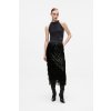 Karl Lagerfeld Sequins Fringe Skirt Black
