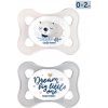 Canpol babies Set symetrických silikónových MINI cumlíkov 0-2m SLEEPY KOALA - šedý
