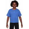 Dievčenské tričká Nike Kids Sportswear Essential - comet blue - Modrý (XS)