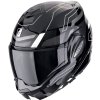 Moto přilba SCORPION EXO-TECH EVO CONQUER černo/bílá - Velikost XXL