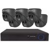 Securia Pro IP kamerový systém NVR6CHV4S-B DOME smart, čierny Nahrávanie: 8TB disk