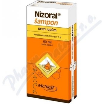 Nizoral šampón 2% shp.1 x 60 ml