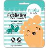 Victoria beauty Exfoliačná maska ​​na nohy s mätou piepornou a tea tree olejom