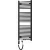 MEXEN/S - Ares radiátor + vykurovacia tyč 1200 x 500 mm, 600 W, čierna W102-1200-500-2600-70