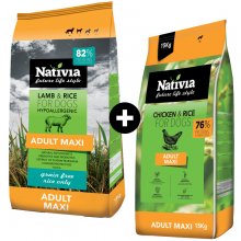 Nativia Adult Maxi Chicken & Rice 2 x 15 kg