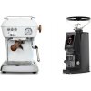 Ascaso Dream PID, Cloud White + Eureka Atom W 65 Casa, black