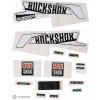 RockShox Decal Kit White/Black pre Boxxer 26/27,5