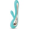 Lelo Soraya 2 vibrátor so stimulátorom klitorisu Aqua 22 cm