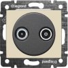 Legrand VALENA TV+R-konc. (7743 33) béž.