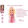 Teddies Bábika princezná Ruženka plast 35cm česky hovoriaci na batérie so zvukom