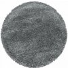 Najkoberce Fluffy Super Soft svetlosivý kruh 160 cm kruh